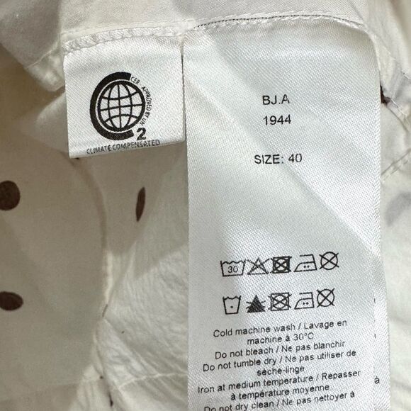 GANNI Polka Dot Puff Sleeve Top - Picture 10 of 11